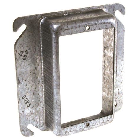 mud ring electrical box|single gang flat mud ring.